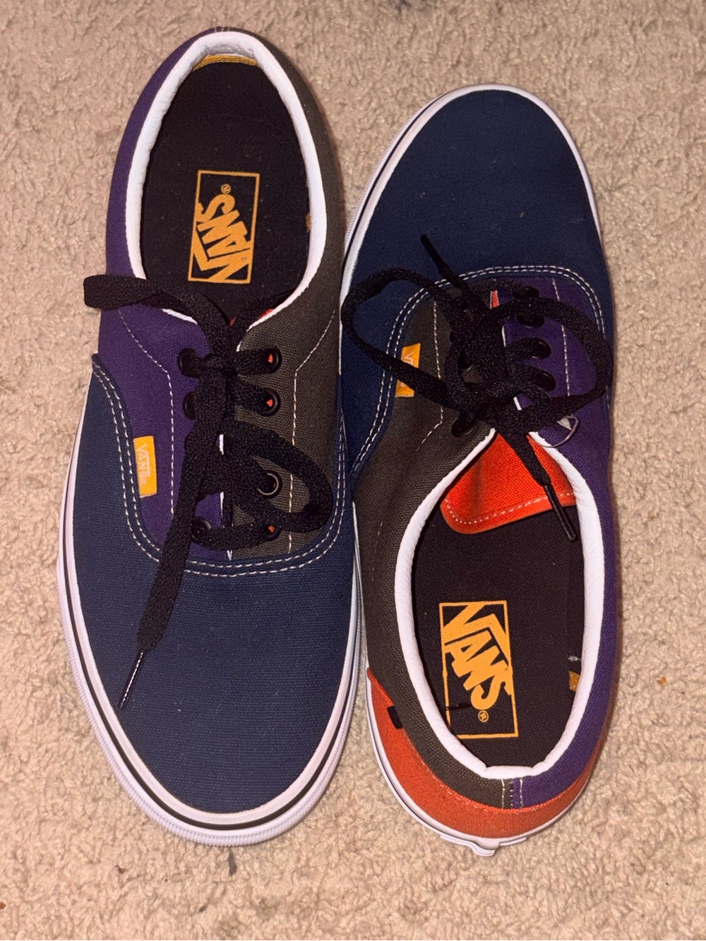 Vans men’s indigo mix n match skate shoes